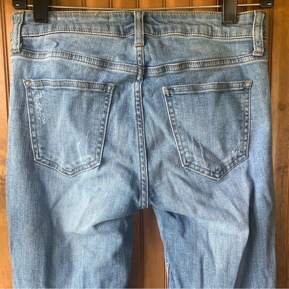 Pistola Distressed Skinny Ankle Zipper Jeans - Women Size 27 - Picture 9 of 11